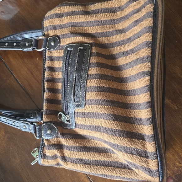 Southwestern Patterned Tote Bag - Red and Blue - Picture 2 of 3